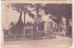 22 - PLOUARET - HOTEL DE LA GARE "LE SOLLEUZ " JEU DE BOULES - Plouaret