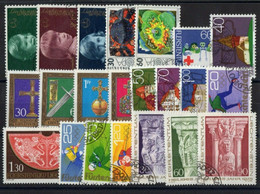 LIECHTENSTEIN: ANNEE COMPLETE 1975 DE 22 TIMBRES OBLIT N°563/584 - Gebraucht