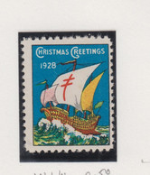 Verenigde Staten Kerstvignet Scott-cat. Jaar 1928 CS22 WX44 - Unclassified