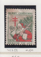 Verenigde Staten Kerstvignet Scott-cat. Jaar 1930 CS24 WX55 - Non Classés