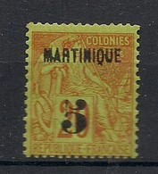 MARTINIQUE - 1886 - N°Yv. 1 - Type Alphée Dubois 5 Sur 20c - Neuf * / MH VF - Unused Stamps