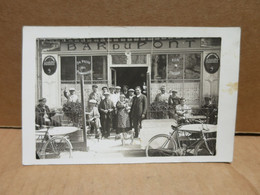 BAR DU PONT Carte Photo Terrasse Belle Animation Arret Des Transports Citroen - A Identifier