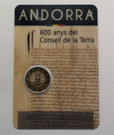 2 Euro ANDORRA 2019 CONSELL DE LA TERRA - COINCARD - NEUF - NUEVA - NEW 2€ - Andorre