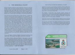UNITED KINGDOM 1993 BATTLE OF BRITAIN MEMORIAL FLIGHT MINT IN FOLDER - BT Paquetes Para Coleccionistas