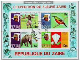 F - ZAIRE - 1979 - BF N° 30A  - "FLEUVE ZAIRE" - - Used Stamps