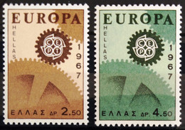 EUROPA 1967 - GRECE                    N° 926/927                        NEUF** - 1967