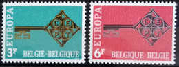 EUROPA 1968 - BELGIQUE                  N° 1452/1453                       NEUF** - 1968