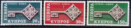 EUROPA 1968 - CHYPRE                  N° 299/301                       NEUF** - 1968