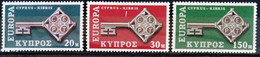 EUROPA 1968 - CHYPRE                  N° 299/301                       NEUF* - 1968