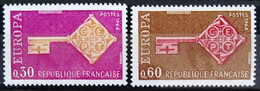 EUROPA 1968 - FRANCE                  N° 1556/1557                       NEUF** - 1968