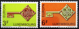 EUROPA 1968 - LUXEMBOURG                  N° 724/725                       NEUF** - 1968