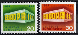 EUROPA 1968 - ALLEMAGNE                  N° 446/447                       NEUF** - 1969