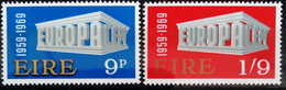 EUROPA 1968 - IRLANDE                 N° 232/233                       NEUF* - 1969