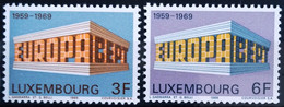 EUROPA 1968 - LUXEMBOURG                 N° 738/739                      NEUF** - 1969