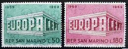 EUROPA 1968 - SAINT MARIN                 N° 732/733                      NEUF** - 1969