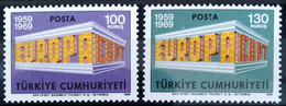 EUROPA 1969 - TURQUIE                 N° 1891/1892                      NEUF** - 1969