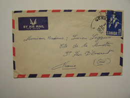 CANADA 1 JUILLET 1964 QUEBEC Vers SAINT LEU D'ESSERENT FRANCE - Collezioni
