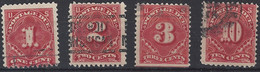 Estados Unidos Tasas U 22/24 Y 26 (o) Usado. 1894 - Express & Einschreiben