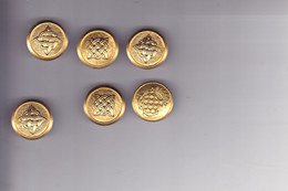 CROATIA ARMY  --   CRO ARMY  --   LOT  6 X BUTTON    --   MITTLERE GROSSE - Boutons