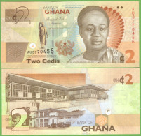 GHANA 2 CEDIS 2010  P-37Aa  UNC - Ghana