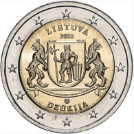 2 Euro LITUANIA 2021 DZUKIJA  - LITHUANIA - NUEVA - SIN CIRCULAR - NEUF - NEW 2€ - Litauen