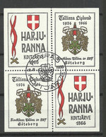 Estland Estonia Estonie 1966 Pfadfinder Boy Scouts Scouting In Exil Special Cancel - Oblitérés