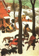 CPM Autriche Vienne - Kunsthistorisches Museum. L'Hiver Les Chasseurs Dans La Neige (détail Les Chasseurs) De BRUEGEL TB - Musées