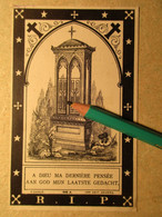 Bidprentje - Mous - Putte (Ned) 1808 - Kapellen 1894 - Afb. Met Mooie Grafkapel - Religion & Esotericism