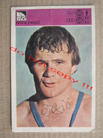 Ivica Frgić - Wrestler ( SVIJET SPORTA ) / Promo Card With Original Autograph, Signature ( 1981 ) - Ringen