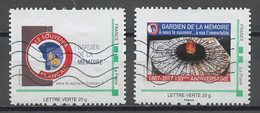 France - Frankreich Timbre Personnalisé 2010 Y&T N°IDT67A-005-01 à 02 - Michel N°BS(?) (o) - Gardien De La Mémoire - Used Stamps