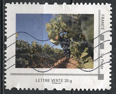 France - Frankreich Timbre Personnalisé 2010 Y&T N°IDT67Aa-004 - Michel N°BS(?) (o) -vignoble - Usados