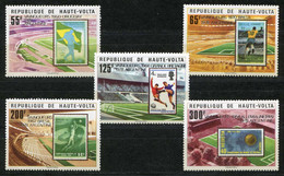 FOOTBALL - HAUTE VOLTA  470-474 ⭐⭐ 5 VALEURS LUXE - MNH - COUPE Du MONDE 1978 -  FOOT - WORLD SOCER CUP - 1978 – Argentine