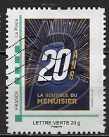 France - Frankreich Timbre Personnalisé 2010 Y&T N°IDT73A-007 - Michel N°BS(?) (o) - 20ans La Boutique Du Menuisier - Used Stamps