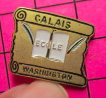 613e Pin's Pins / Beau Et Rare / THEME : ADMINISTRATIONS / ECOLE WASHINGTON CALAIS - Administrations