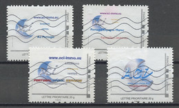 France - Frankreich Timbre Personnalisé 2007 Y&T N°MTAM01-06-1 à 4 - Michel N°BS(?) (o) -r Ousquilles - Personalized Stamps (MonTimbraMoi)