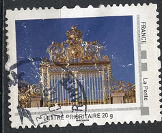 France - Frankreich Timbre Personnalisé 2007 Y&T N°MTAM01-008 - Michel N°BS(?) (o) - Grille Du Château De Versailles - Oblitérés