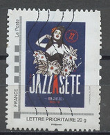 France - Frankreich Timbre Personnalisé 2007 Y&T N°MTAM04-03 - Michel N°BS(?) (o) - Jazz à Sète - Personnalisés (MonTimbraMoi)