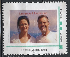 France - Frankreich Timbre Personnalisé 2010 Y&T N°MTAM67-001 - Michel N°BS(?) (o) - Laurence & Pierre Luc - Used Stamps