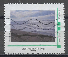 France - Frankreich Timbre Personnalisé 2010 Y&T N°MTAM67-005 - Michel N°BS(?) (o) - Bord De Mer Et Tronc D'arbre - Used Stamps