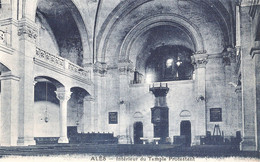 ALES - Vue Intérieure Du Temple Protestant - Alès