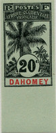 !!! DAHOMEY. N°23a, 20C PALMIERS NON DENTELÉ NEUF TOUJOURS SANS GOMME. SIGNÉ BRUN - Unused Stamps