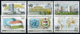Ungarn Hungry Magyar Mi# 3461-6 Postfrisch/MNH - UNO Membership - Ongebruikt
