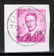 COB 1067 Sur Fragment, Obliteration Centrale De HEIST-GOOR, Agence Extremement Rare, Superbe - Used Stamps