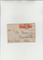 Addis Abeba Per Barucchella ( Rovigo ) Cover Con 75+75 C. Anno  07/03/1937 - Ethiopie