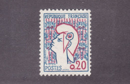 TIMBRE FRANCE N° 1282 NEUF ** - 1961 Marianne (Cocteau)
