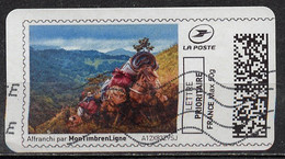 France - Frankreich Timbre Personnalisé Y&T N°MTEL LP50-01 - Michel N°BS(?) (o) - Personnage De Bande Dessinée - Timbres à Imprimer (Montimbrenligne)