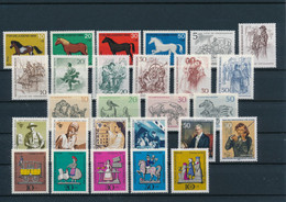 GERMANY Berlin West Jahrgang 1969 Stamps Year Set ** MNH Postfrisch - Complete Komplett Michel # 326 - 352, Block 2 - Unused Stamps