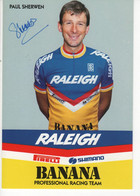 PAUL  SHERWEN  SIGNEE           RALEIGH BANANA  1987 - Ciclismo