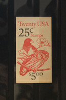 U.S.A. Markenheft 124; Vögel; MNH - 2. 1941-80