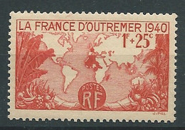 France  - Yvert N° 453 **  1 Valeur Neuve Sans Trace De Charniere - ( Cote Yvert 3,50 Euros)   - Bip6118 - Neufs